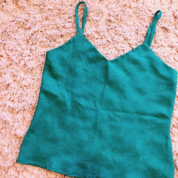Vintage Tops - Vintage Mirrors Sea Foam Green Tank